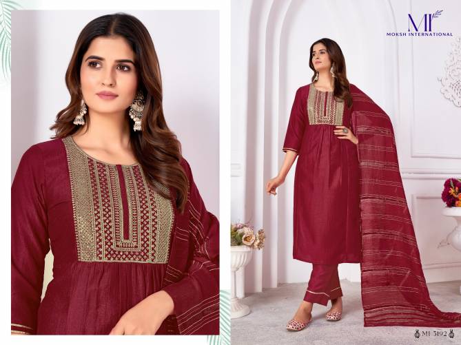 Rangoli Vol 1 By Moksh Heavy Silk Readymade Suits Wholesale Price In Surat
